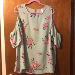 Xhilaration Target Cold shoulder Women’s 3xl Top